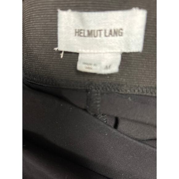 Helmut Lang Black Minimalist Stretch No Pocket Dark Academia Leggings Size M - Picture 7 of 9